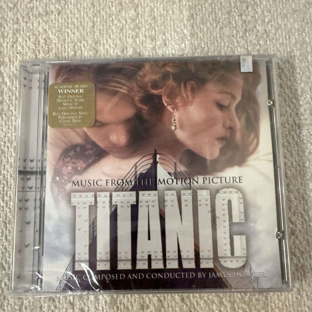 Titanic Soundtrack CD New Factory Sealed + Hype Sticker 1997 Sony Sk 63213